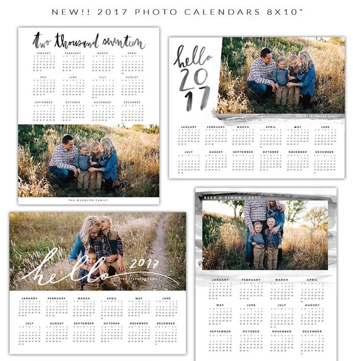 NEW!! 2017 calendars