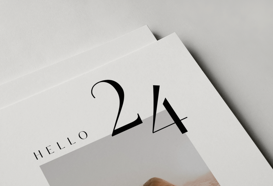 Customisable New Year Card Template for Canva - NG32