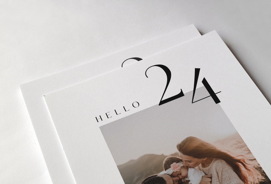 Customisable New Year Card Template for Canva - NG32