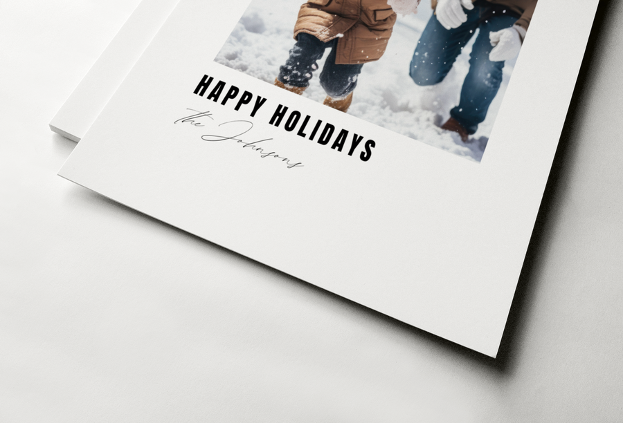 Photo Arch Christmas Card Template for Template - NG22