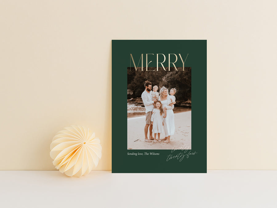 Christmas Card  Photo Card Template - CD529