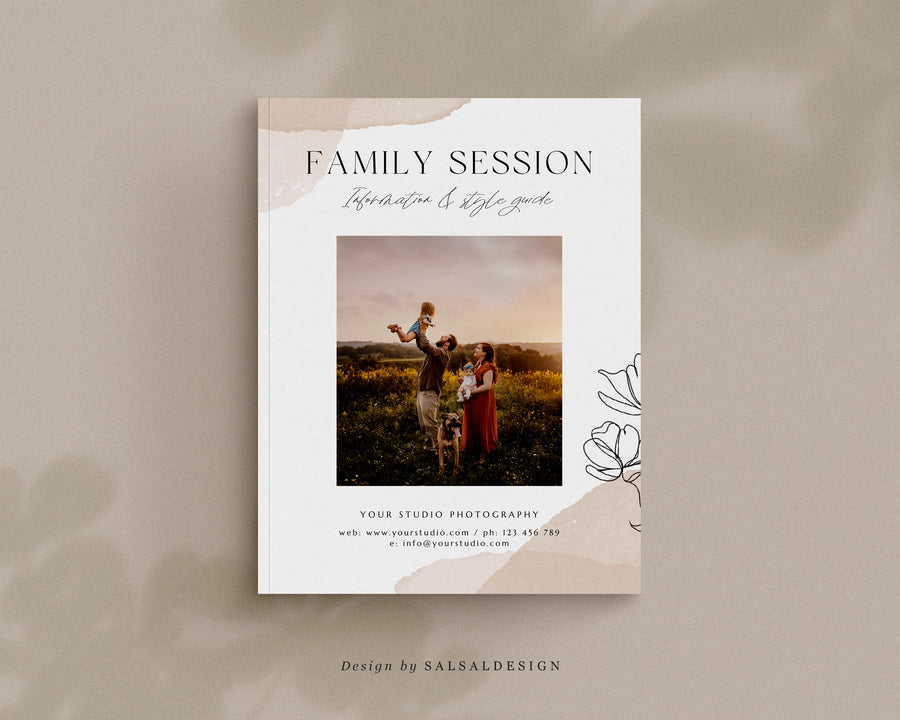 Canva Family Photography Style Guide, Photography Welcome Guide, Photographer Pricing Template, Client guide for photographers, Family Session - MG041