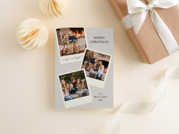 Merry Christmas Family Photo Template - CD525