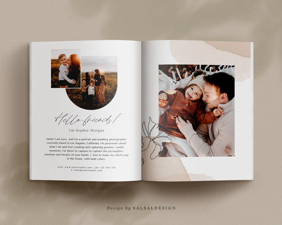 Canva Family Photography Style Guide, Photography Welcome Guide, Photographer Pricing Template, Client guide for photographers, Family Session - MG041