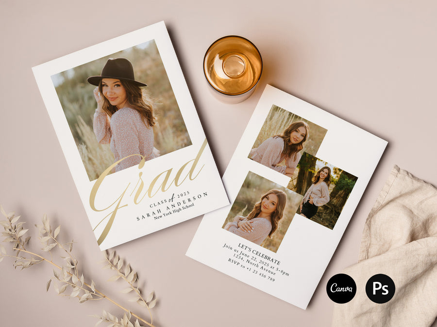 Senior Graduation Announcement Template - G469