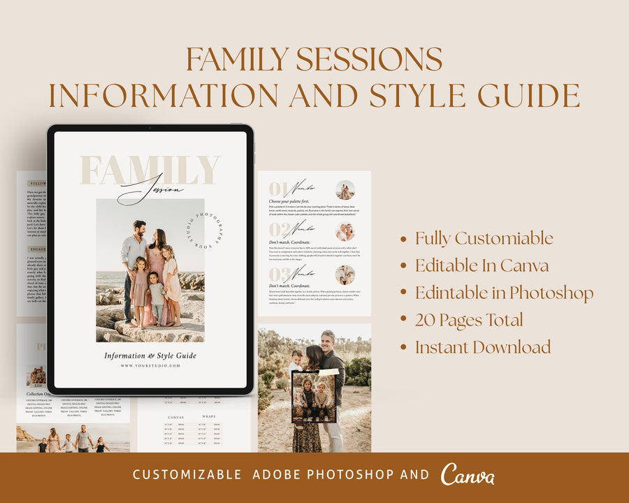 Family Session Information and Style Guide - MG083