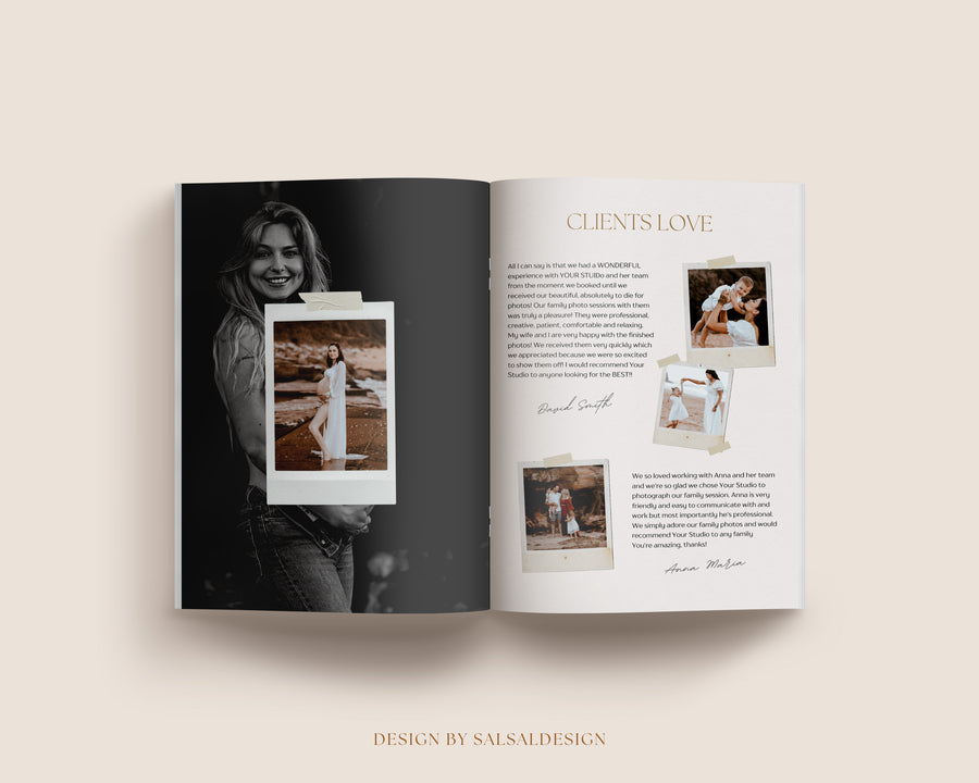 Maternity Session Style Guide CANVA & Photoshop Template, Maternity Session Photography Welcome Guide, Maternity Session Canva Guide - MG044