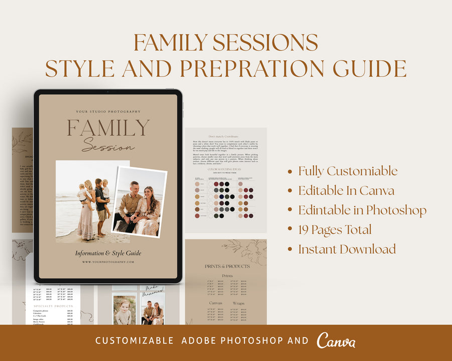 Family Session Information and Style Guide - MG077