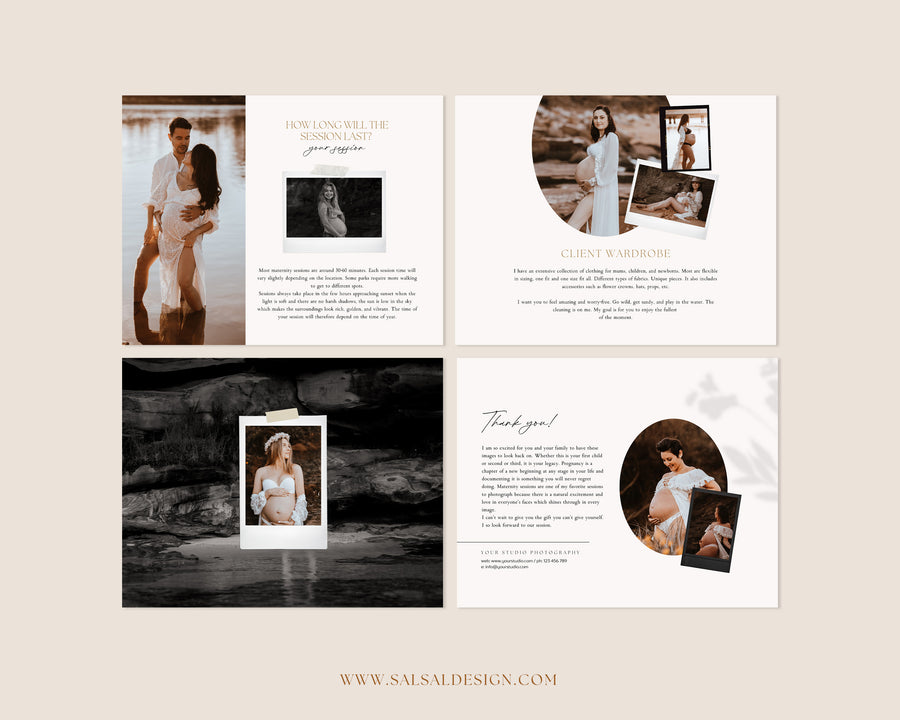 Maternity Session Style Guide Canva & Photoshop Template, Photography What to Wear, Maternity Session, Maternity Session Preparation - MG049