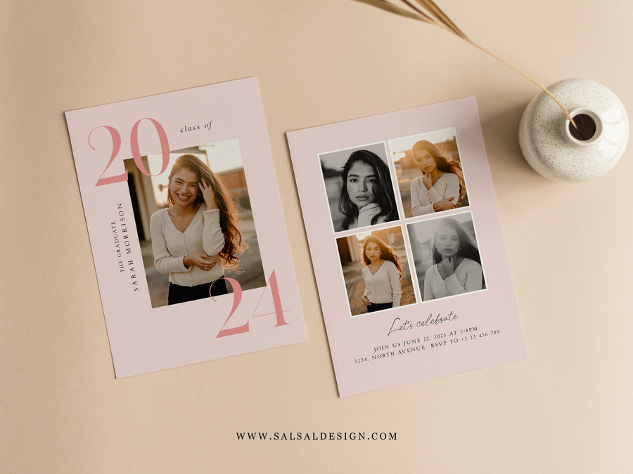 Graduation Announcement (5x7) Card - G431