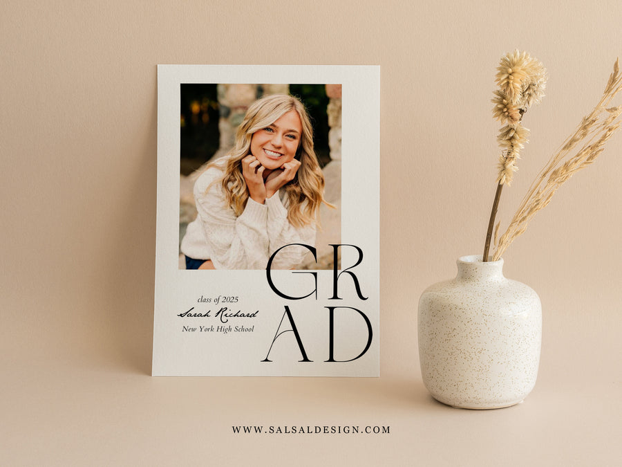 2025 Senior Graduation Announcement Template - G462