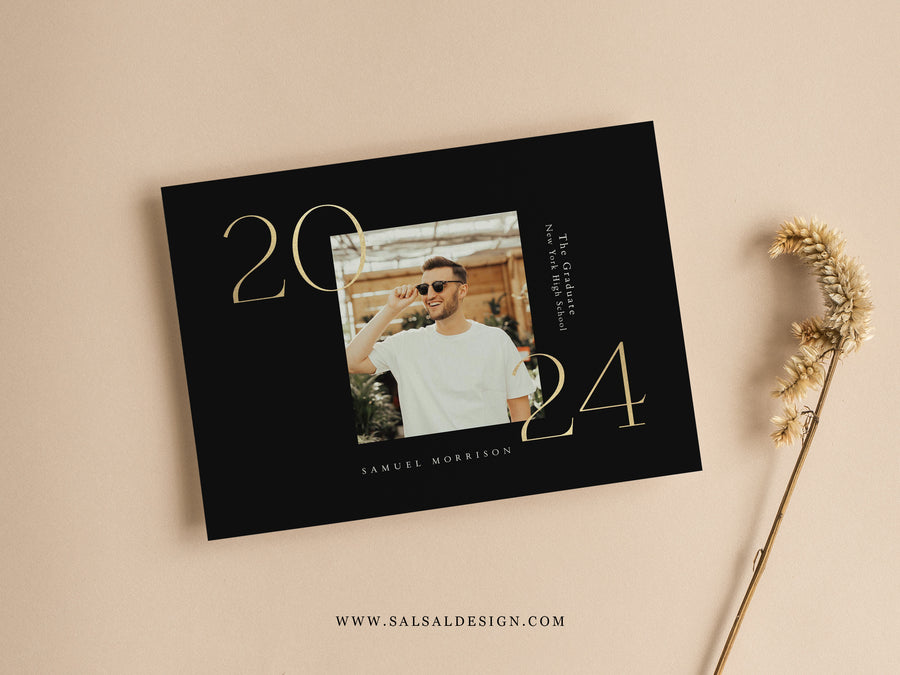 Graduation Announcement (5x7) Card - G428