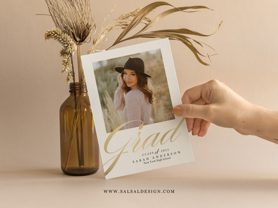 Senior Graduation Announcement Template - G469