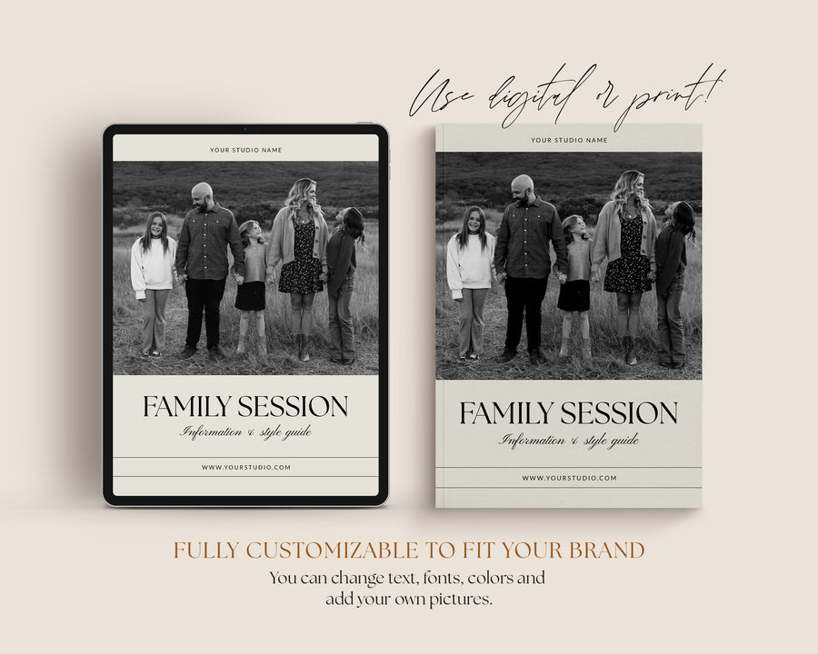 Family Session Information and Style Guide - MG076