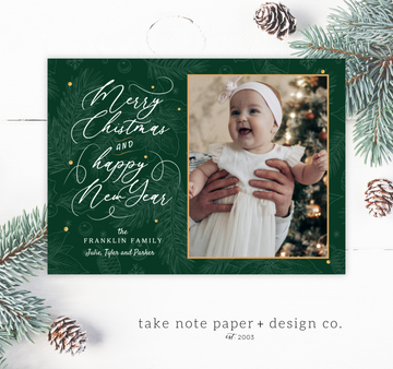 Christmas New Year Scroll Template for Canva - TNPC142