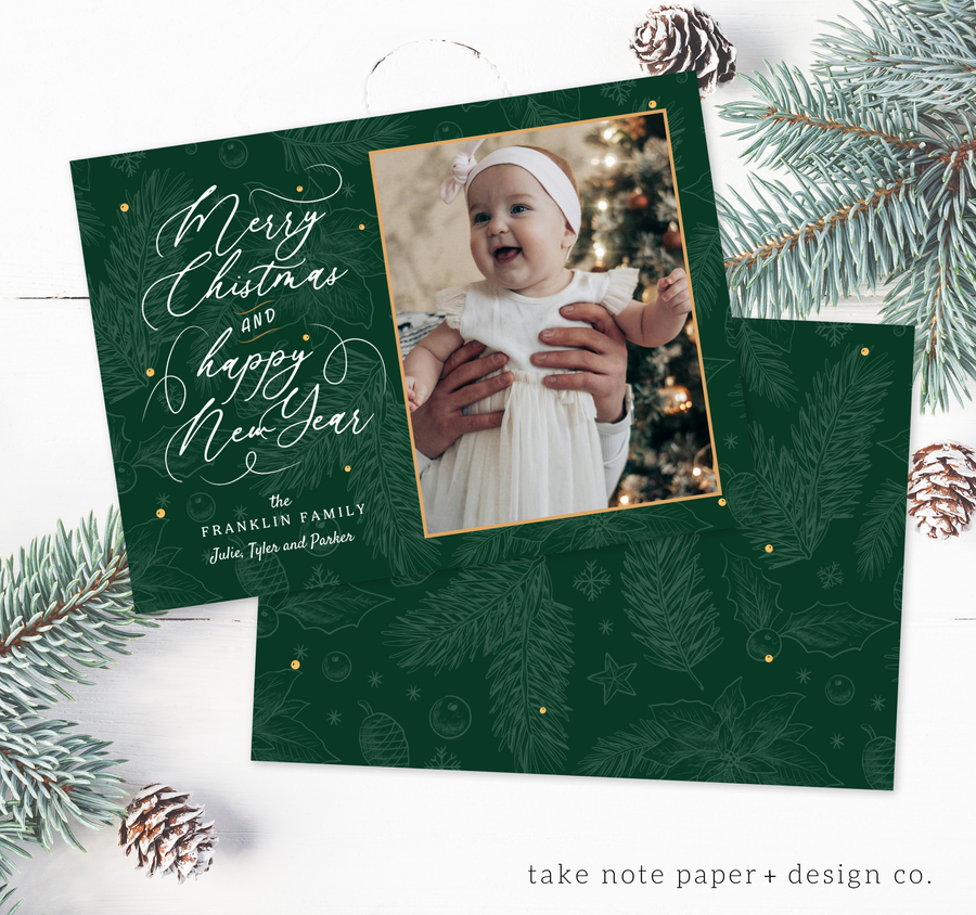 Christmas New Year Scroll Template for Canva - TNPC142