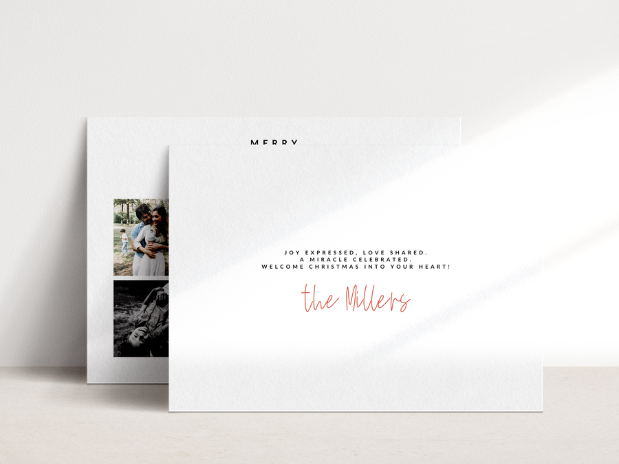 Christmas Collage Card Template for Canva - NG14