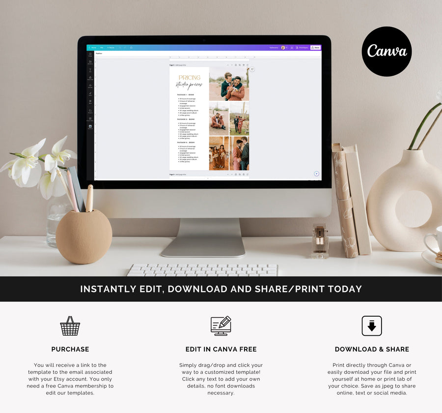 Photography Style Guide Template for Canva - SLM46