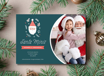 Santa Mini Session Template for Photographers - SLM24