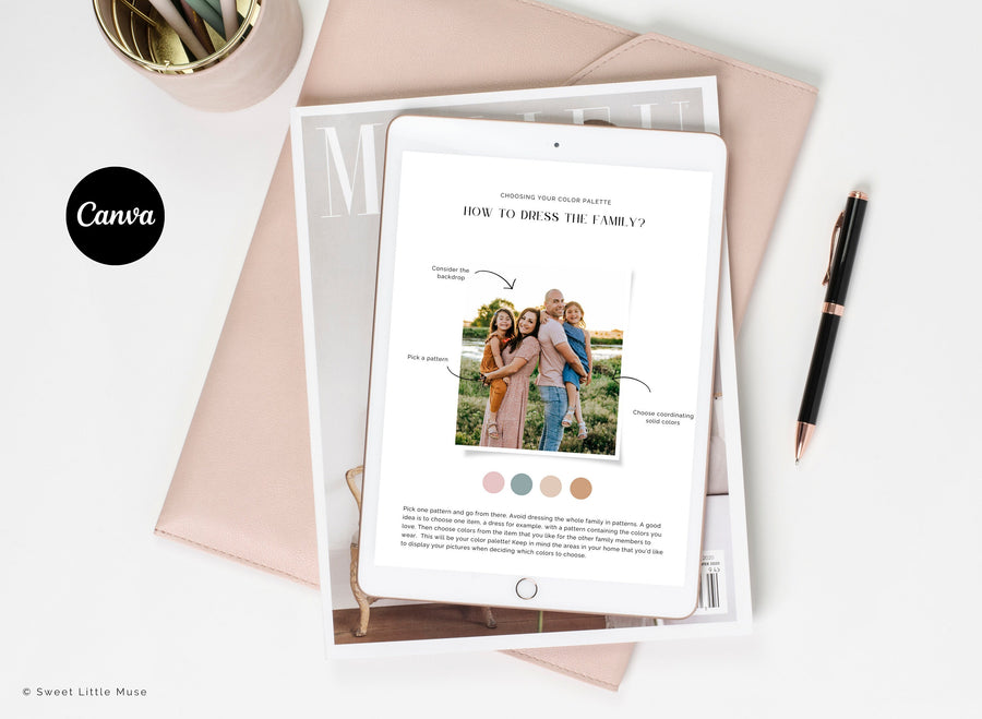 Photography Client Guide Template for Canva - SLM10