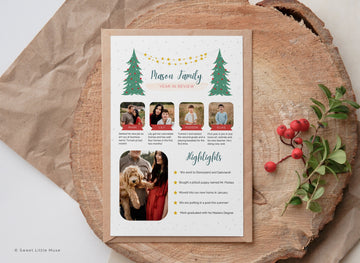 Year in Review Card Template for Canva - SLM27