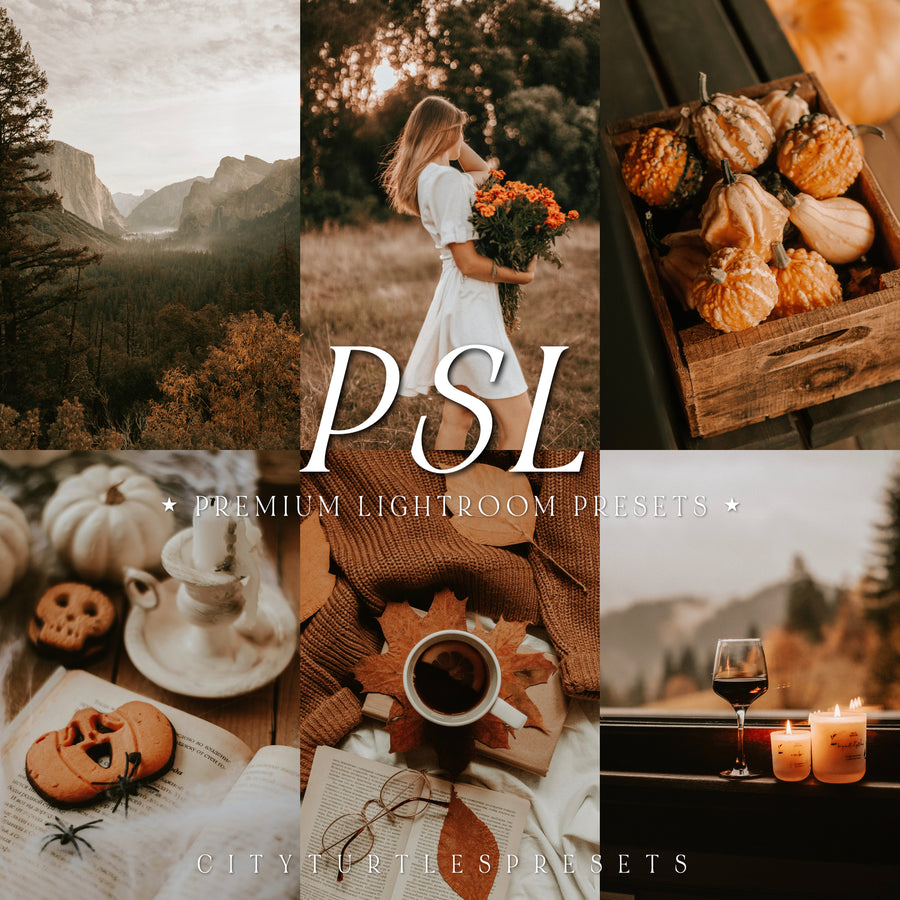 Pumpkin Spice Latte Lightroom Presets - CT72