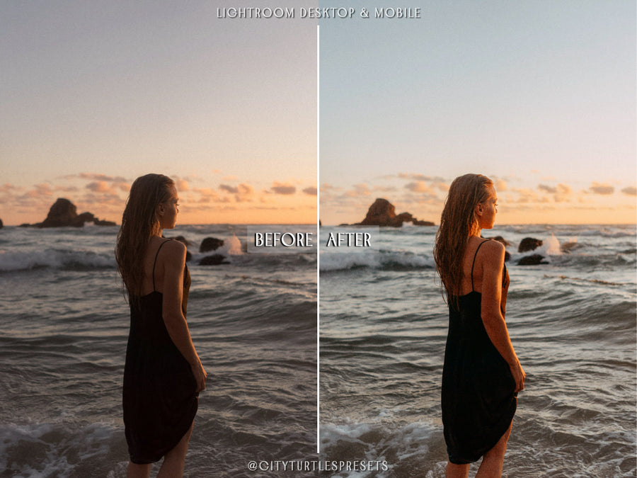 Vibrant Summer Magic Hour Lightroom Presets - CT70