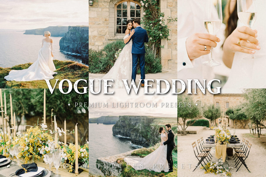 Vogue Wedding Editorial Film Lightroom Presets - CT75