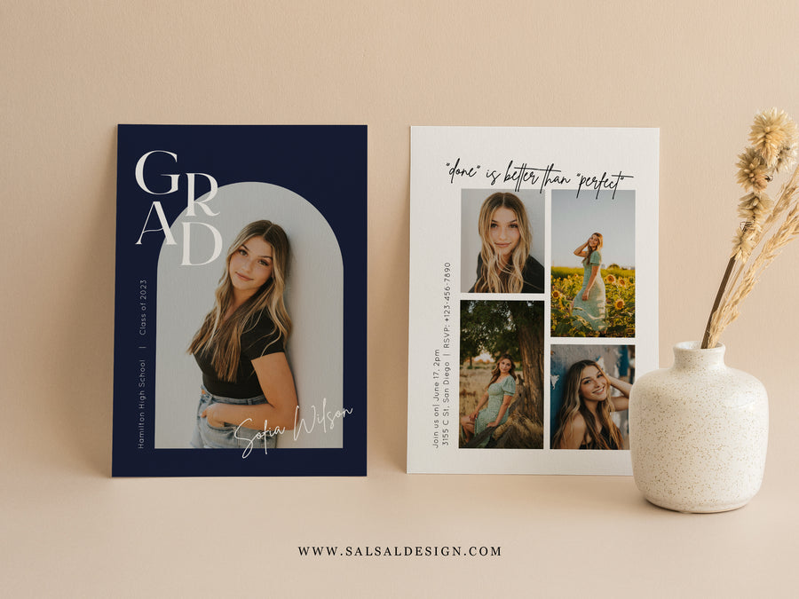 Graduation Announcement (5x7) Card - G369