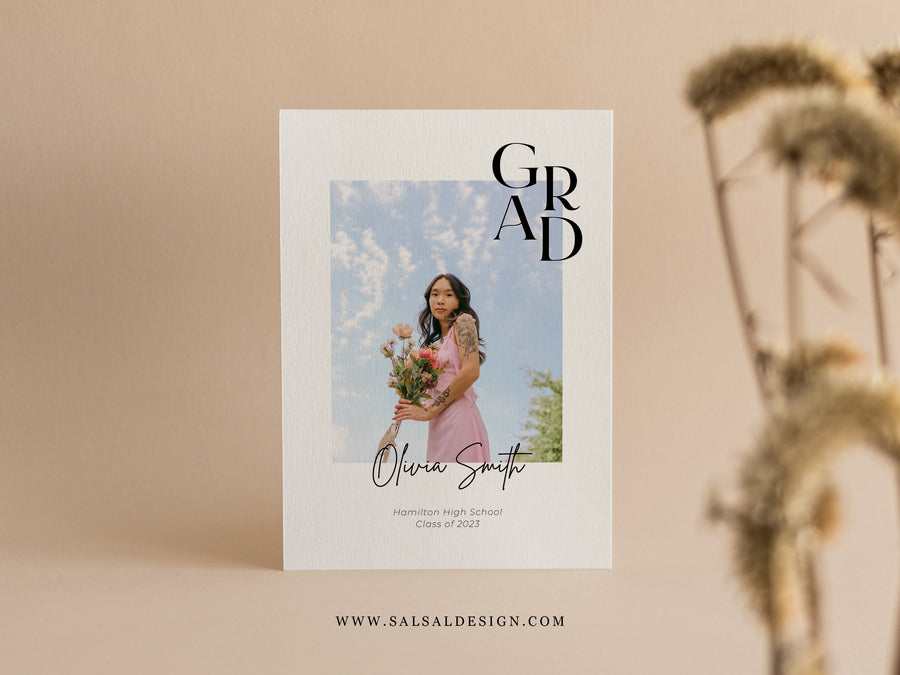 Graduation Announcement (5x7) Card - G370