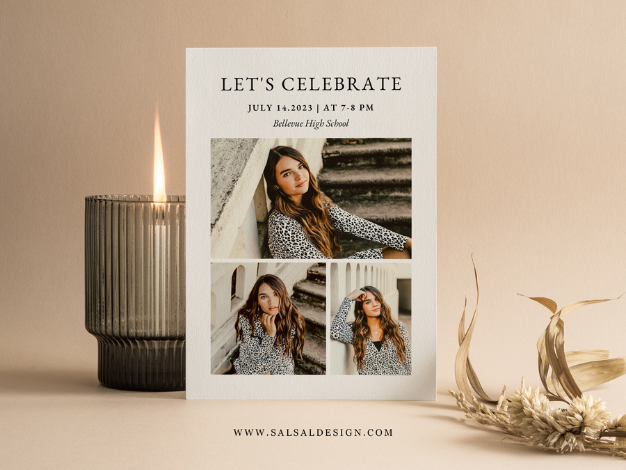 Graduation Announcement (5x7) Card - G403