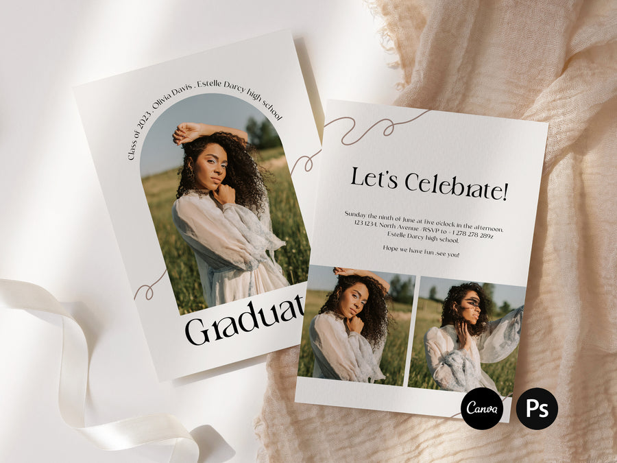 Graduation Announcement (5x7) Card - G397