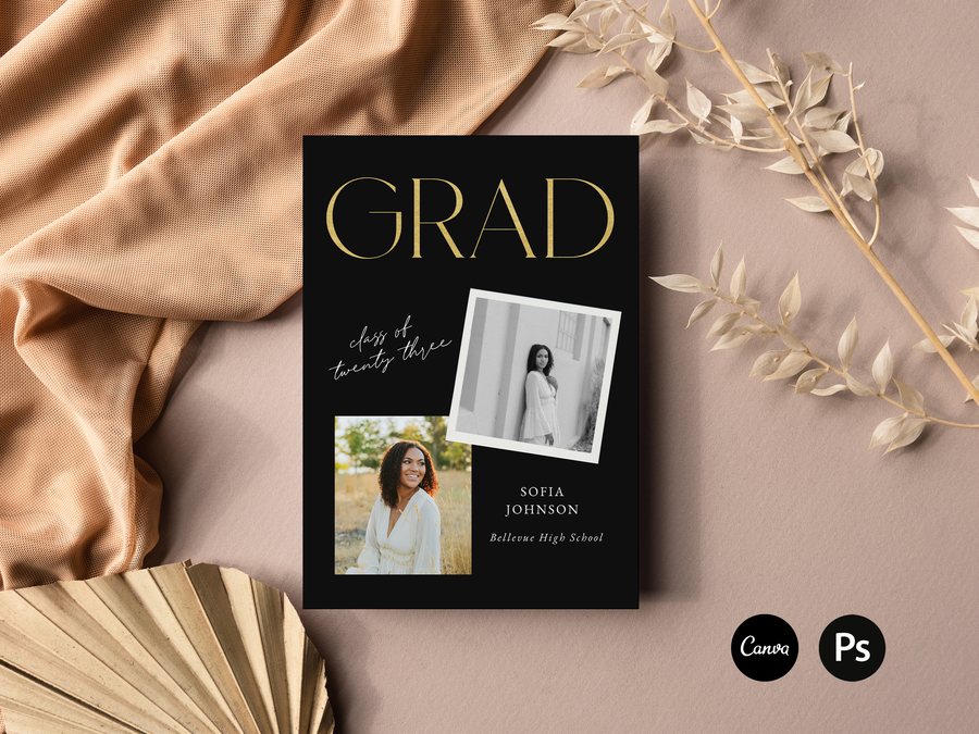 Graduation Announcement (5x7) Card - G382