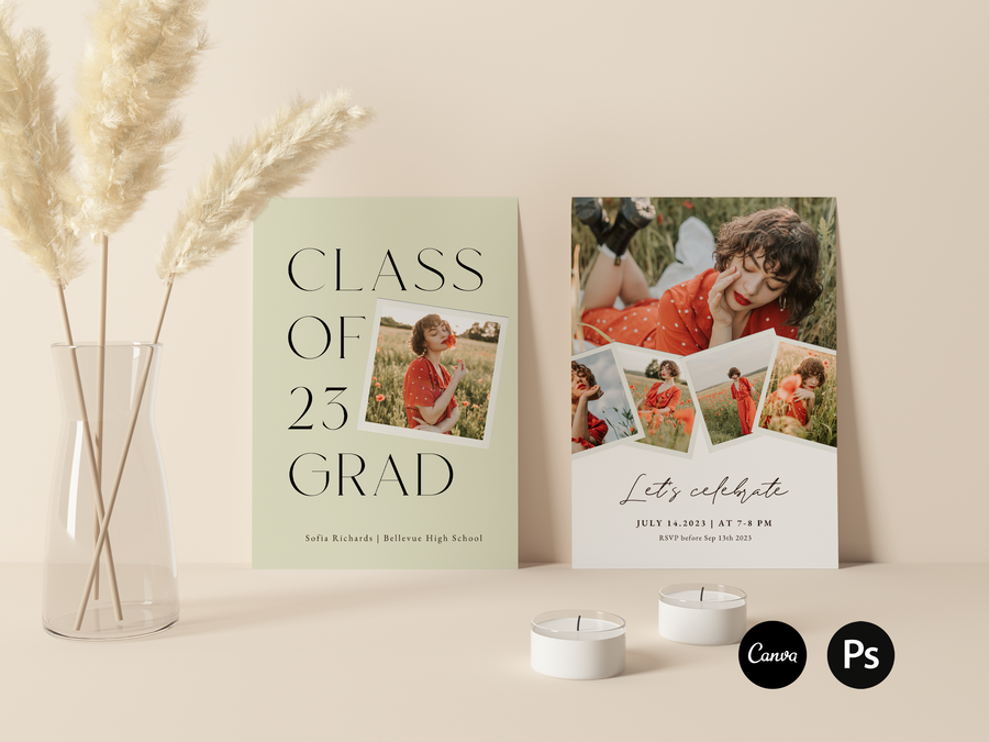 Graduation Announcement (5x7) Card - G387