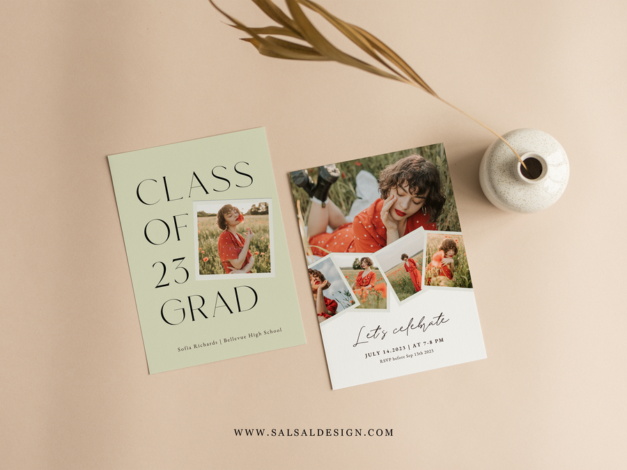 Graduation Announcement (5x7) Card - G387