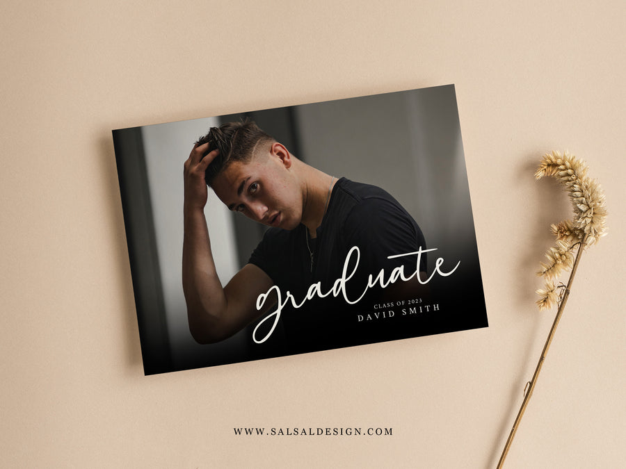 Graduation Announcement (5x7) Card - G366