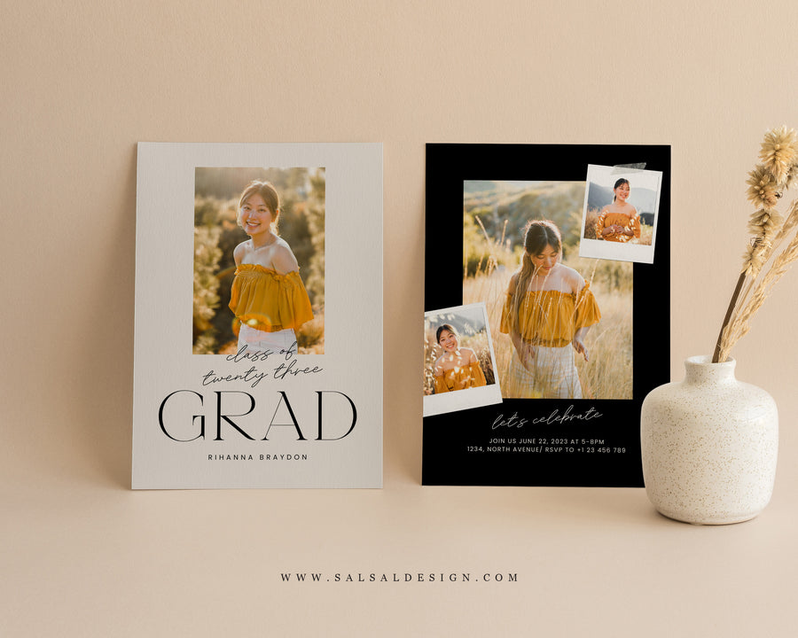 Graduation Announcement (5x7) Card - G398