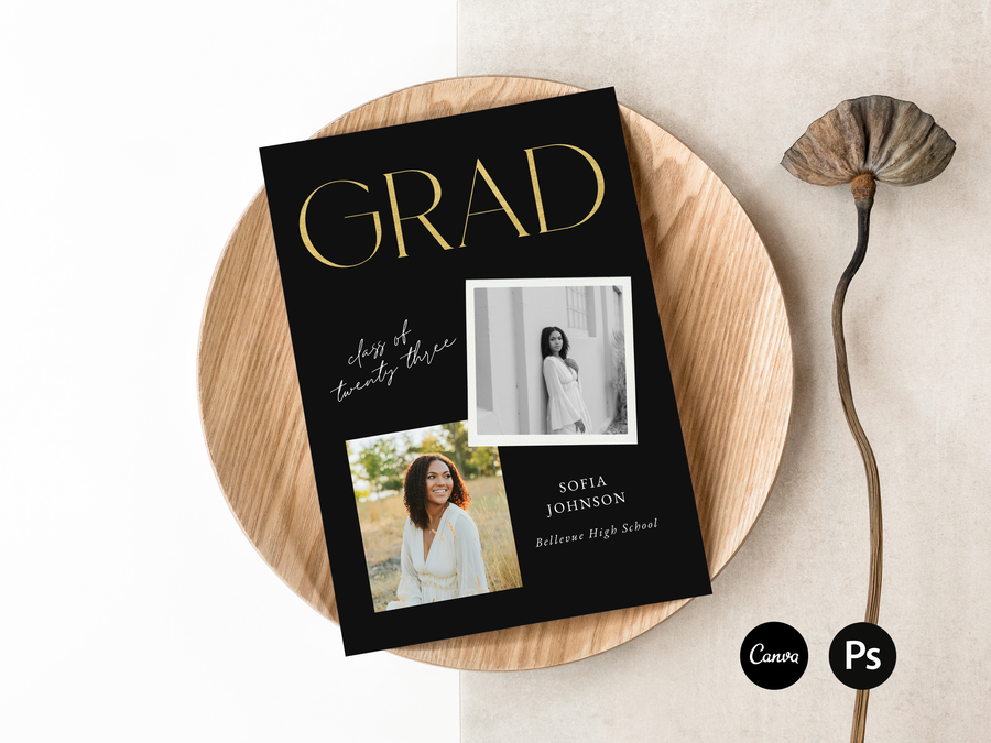 Graduation Announcement (5x7) Card - G382