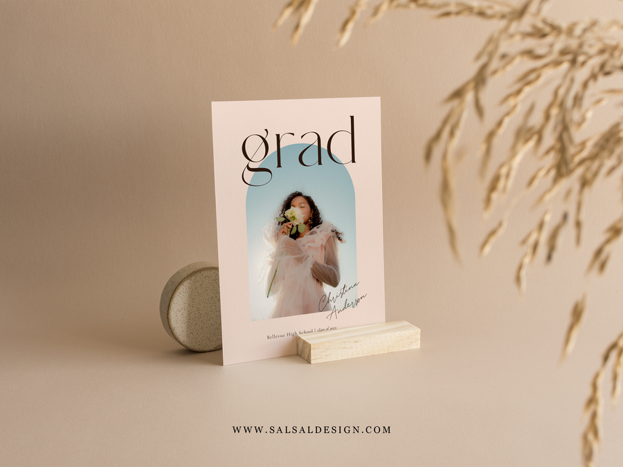 Graduation Announcement (5x7) Card - G377