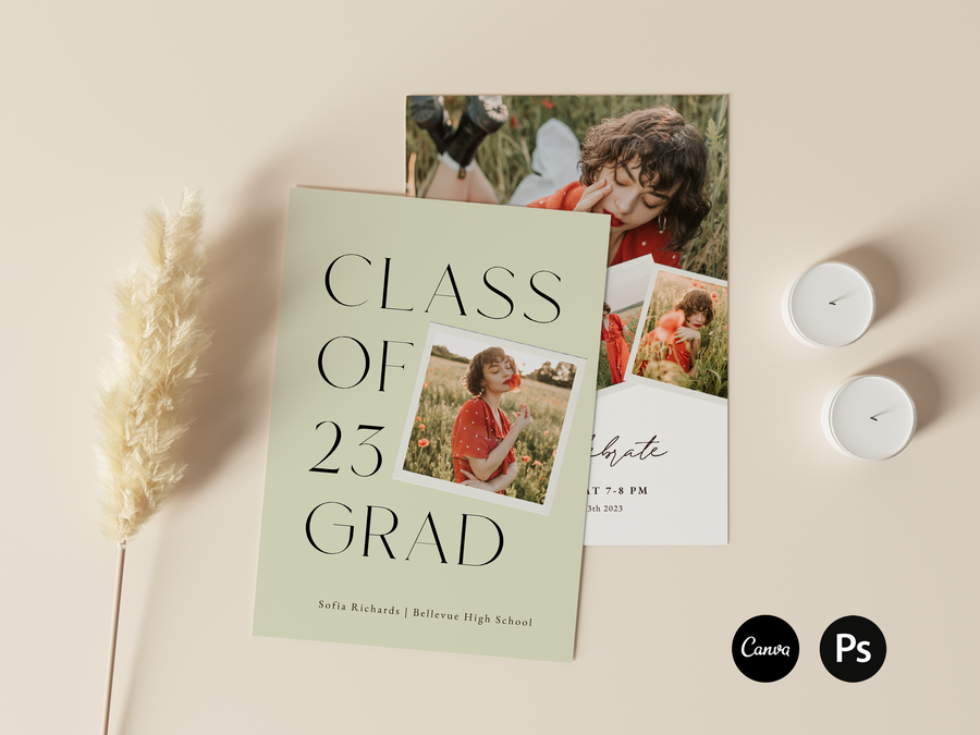 Graduation Announcement (5x7) Card - G387