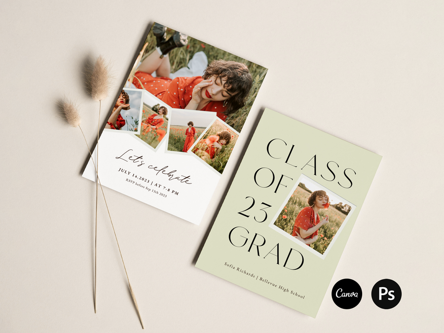 Graduation Announcement (5x7) Card - G387