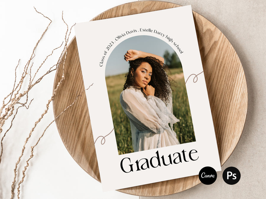 Graduation Announcement (5x7) Card - G397