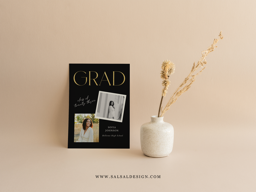 Graduation Announcement (5x7) Card - G382