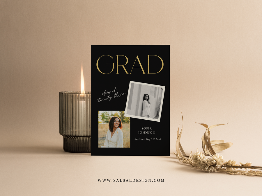 Graduation Announcement (5x7) Card - G382