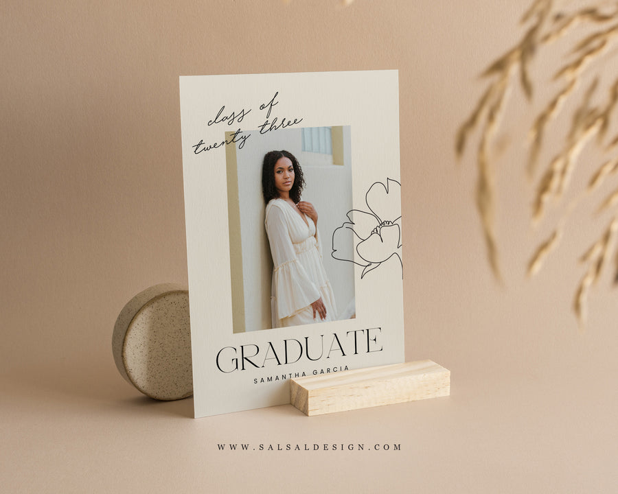 Graduation Announcement (5x7) Card - G399