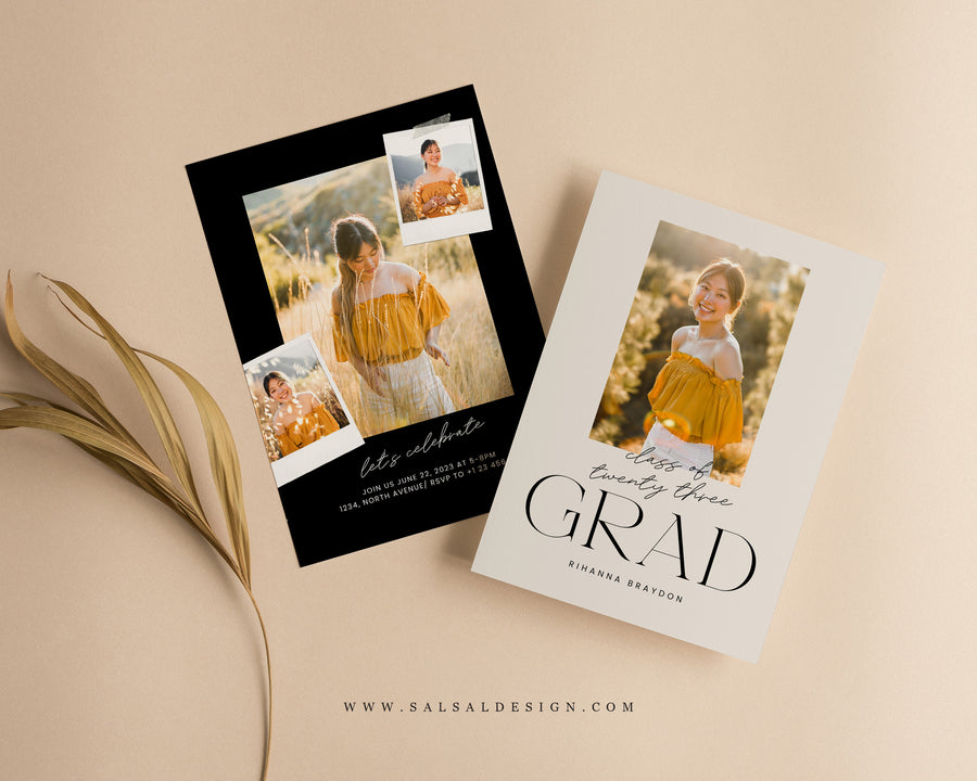 Graduation Announcement (5x7) Card - G398