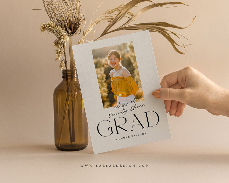 Graduation Announcement (5x7) Card - G398