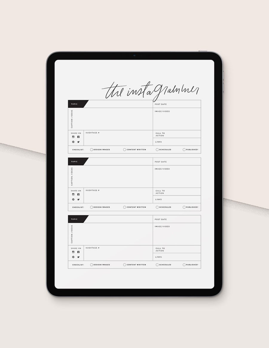 The Social Media Planner