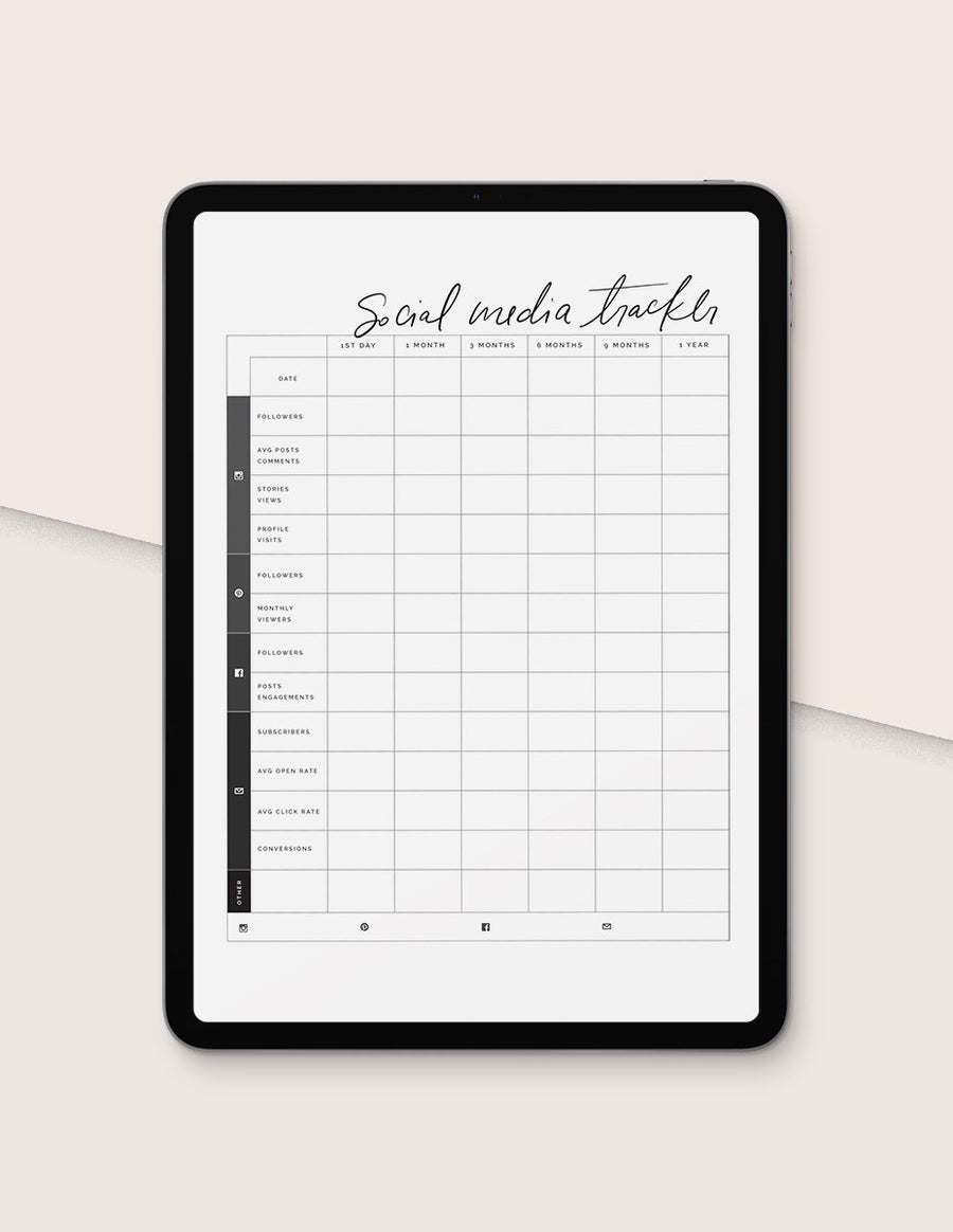The Social Media Planner