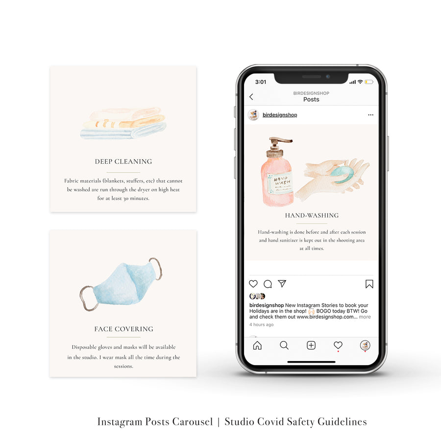 Instagram Posts | Essential Covid-19 Safety Guidelines